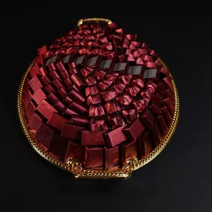 Crimson Cascade Platter